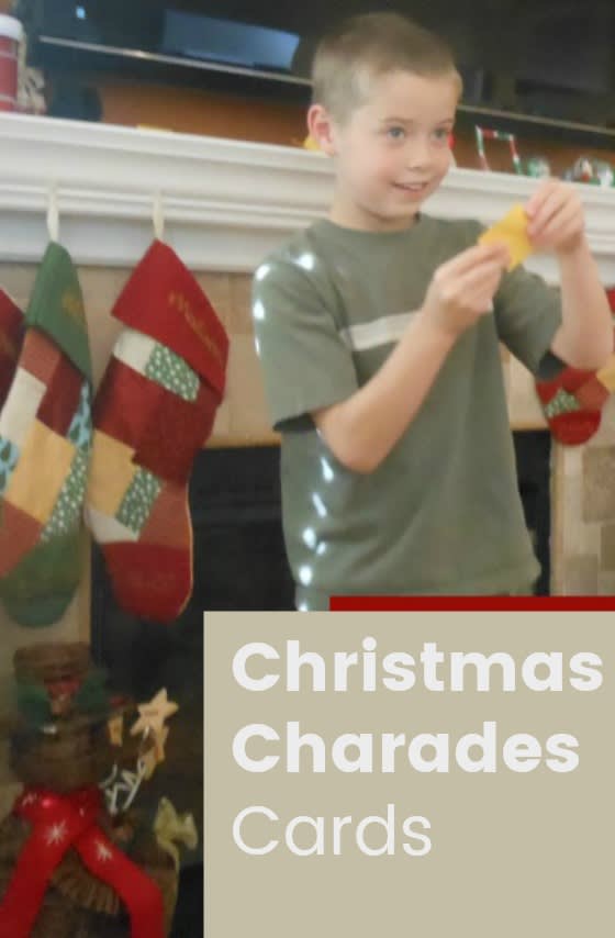 This Christmas charades for kids game is perfect to take a tiny break from the holiday crazy... and spend some quality time with your family. Simply print Christmas Charades Cards and you're ready for fun! This Christmas charades for kids game is perfect to take a tiny break from the holiday crazy... and spend some quality time with your family. Simply print Christmas Charades Cards and you're ready for fun!
